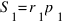 S_1 = r_1p_1